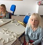 Nokkrar myndir úr yngri deild