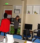 Santa Claus in school!